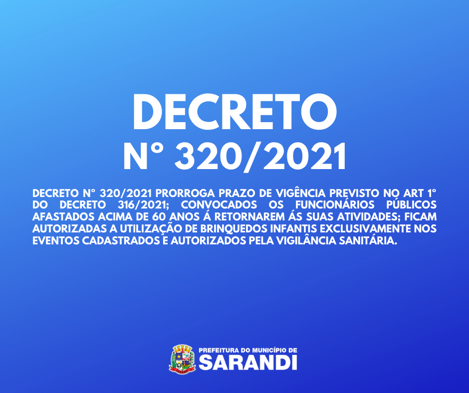 Decreto Nº 320/2021